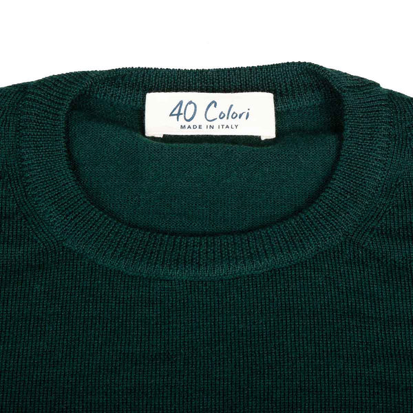 Merino Jumper - Pine Green