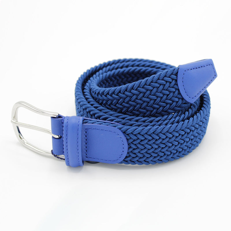 Belt - Royal Blue Woven Elasticated