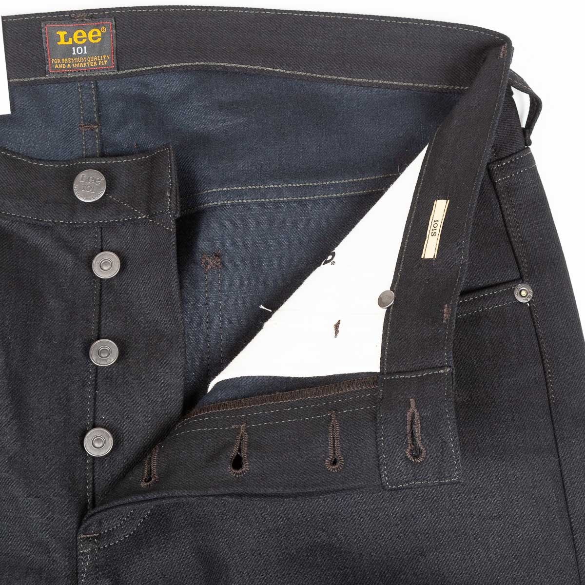 Lee 101 black fashion selvedge