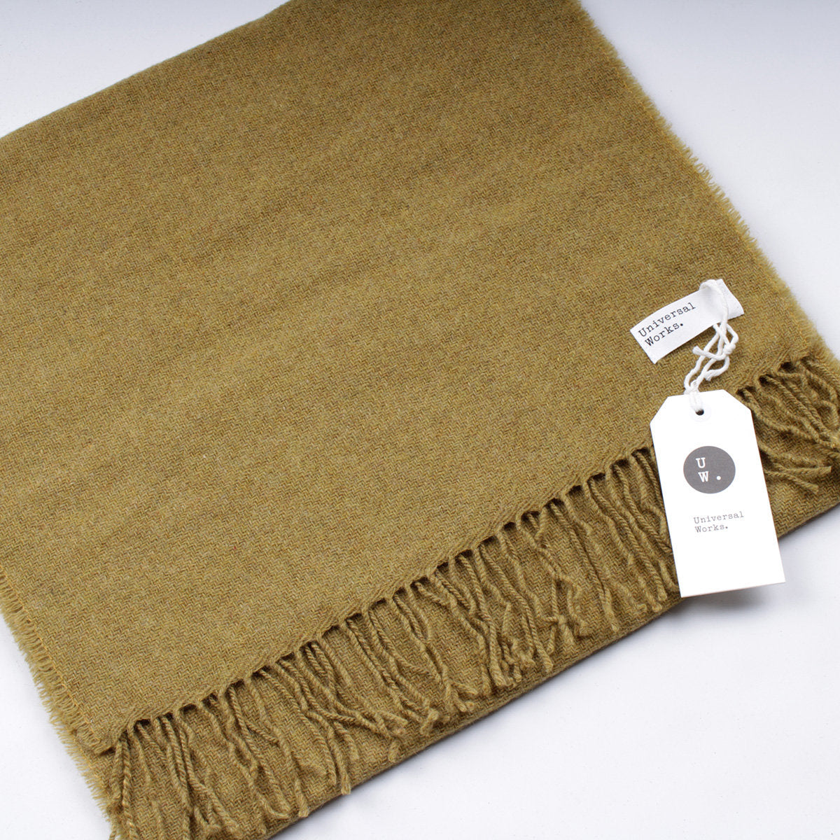 Scarf - Brown Recycled Woven Wool