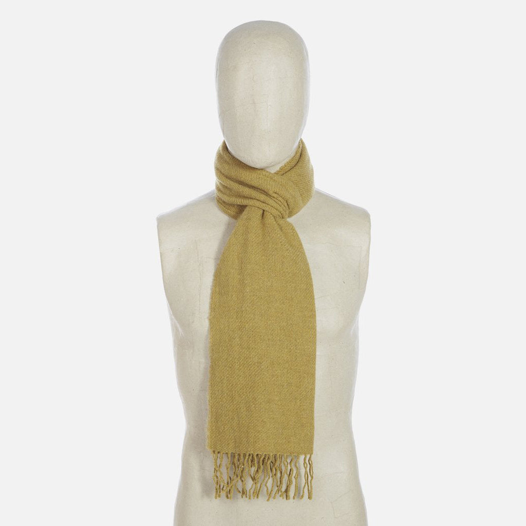 Scarf - Brown Recycled Woven Wool